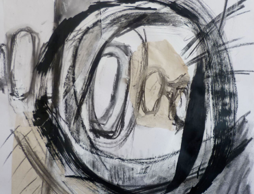 Untitled (drawing & collage on paper)
