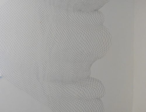Cyclone Fence (wall, ceiling, window & floor drawing) Pistols & Pollinators